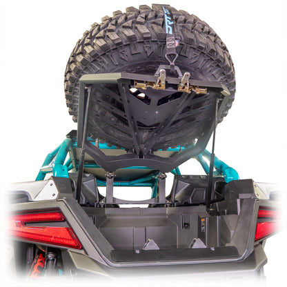 Polaris RZR Pro R / Pro S / Pro XP / Turbo R Tire Carrier Adventure Rack V2 by DRT Motorsports, product view 10