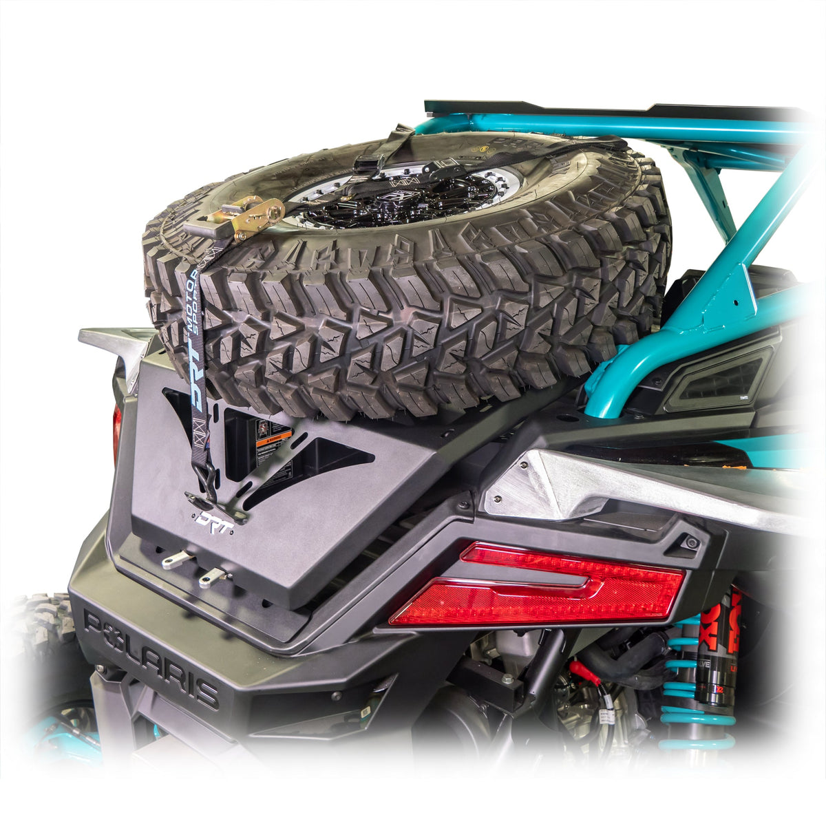 Polaris RZR Pro R / Pro S / Pro XP / Turbo R Tire Carrier Adventure Rack V2 by DRT Motorsports, product view 12