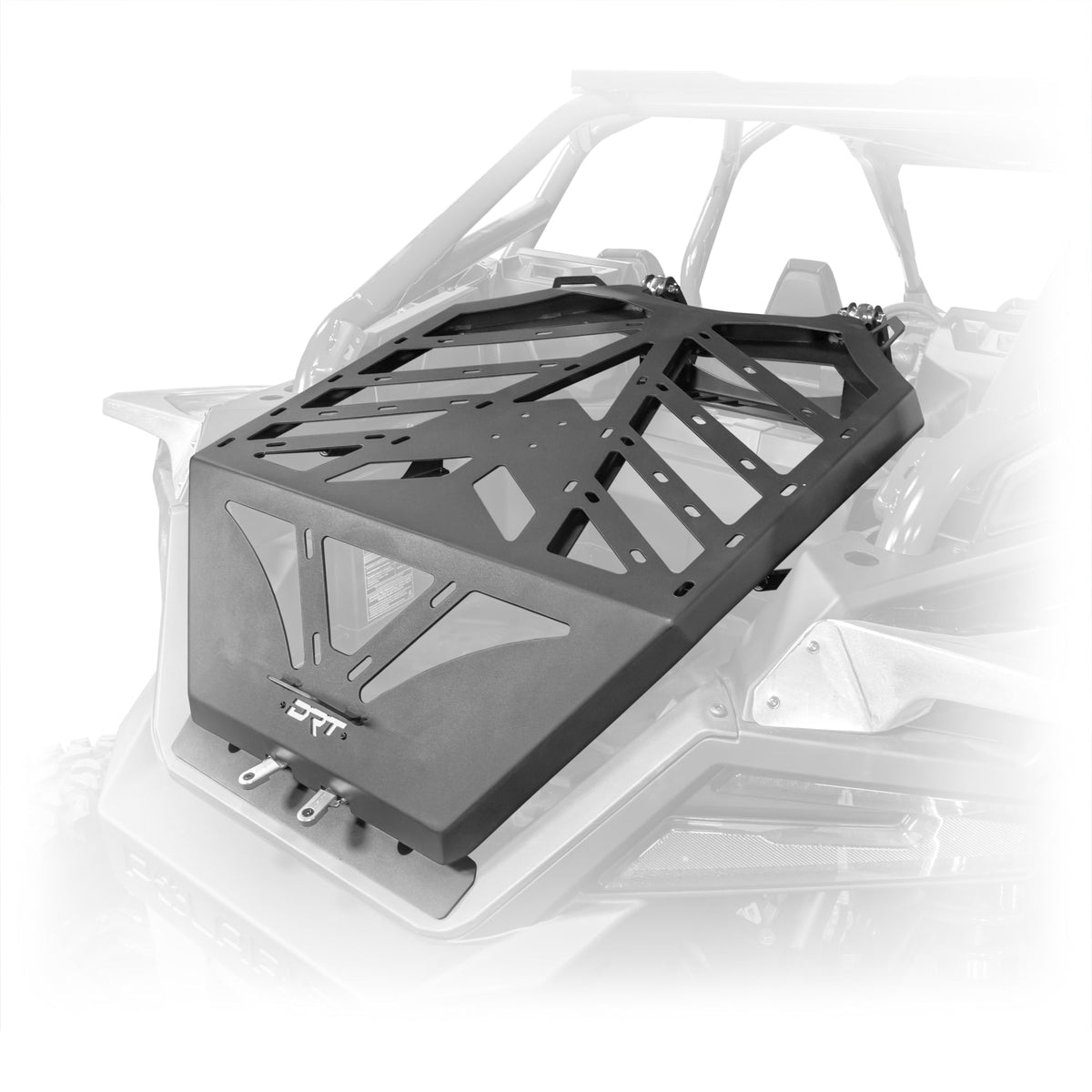 Polaris RZR Pro R / Pro S / Pro XP / Turbo R Tire Carrier Adventure Rack V2 by DRT Motorsports, product view 1