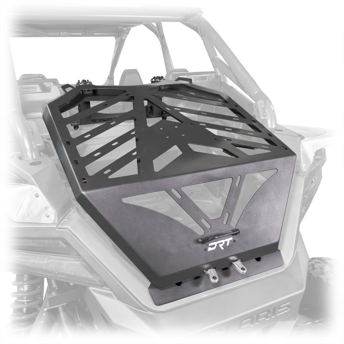 Polaris RZR Pro R / Pro S / Pro XP / Turbo R Tire Carrier Adventure Rack V2 by DRT Motorsports, product view 2
