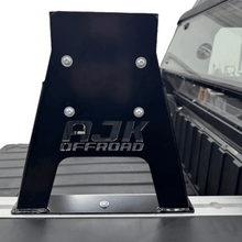 Polaris Xpedition Spare Tire Carrier by AJK Offroad, close-up detail