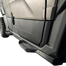Polaris Xpedition Rock Sliders with Step by AJK Offroad, close-up detail