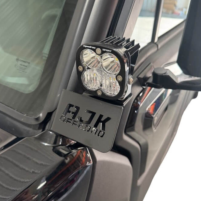 CF Moto UForce U10 A Pillar light mount by AJK Offroad, product view 3