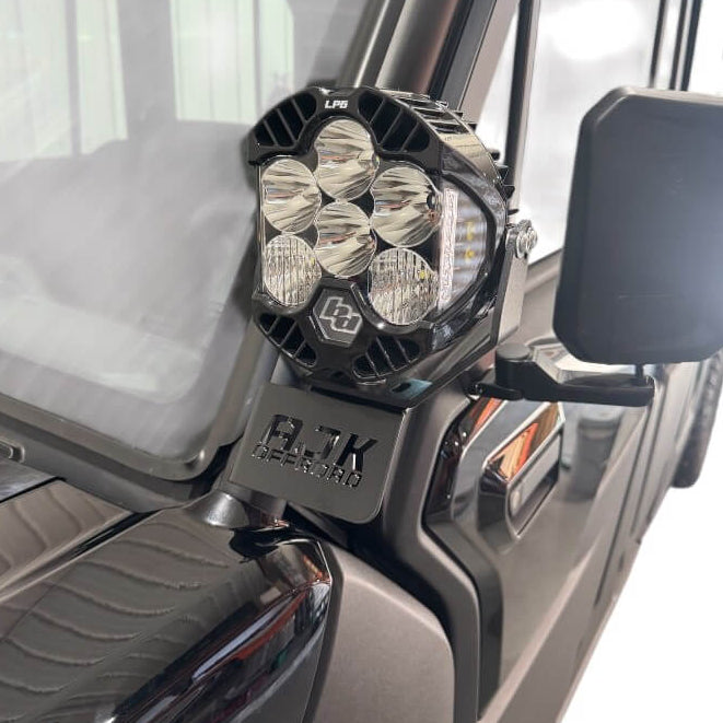 CF Moto UForce U10 A Pillar light mount by AJK Offroad, product view 2