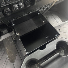 Polaris Ranger XD 1500 Under Seat Storage Bin by AJK Offroad, angled view