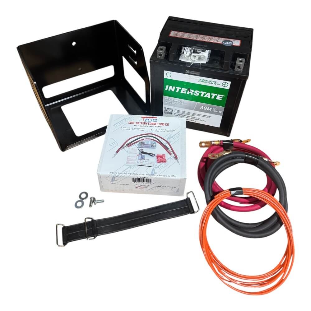CF Moto UForce U10 Dual Battery Kit by AJK Offroad, product view 1