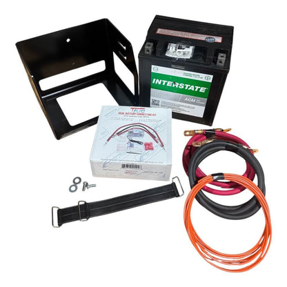 CF Moto UForce U10 Dual Battery Kit by AJK Offroad, product view 1