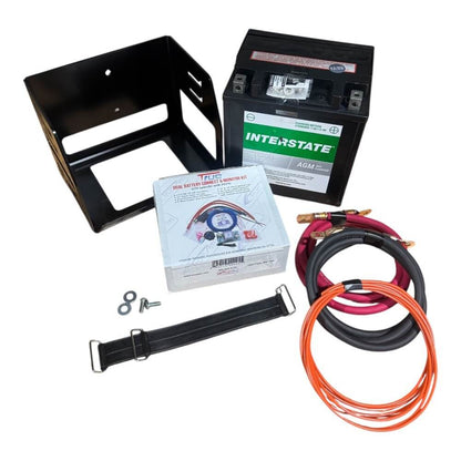 CF Moto UForce U10 Dual Battery Kit by AJK Offroad, product view 2
