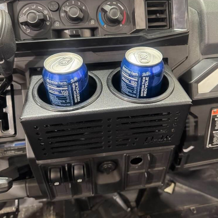 Kawasaki Ridge Dash Mount / Cup Holder by AJK Offroad, product view 5