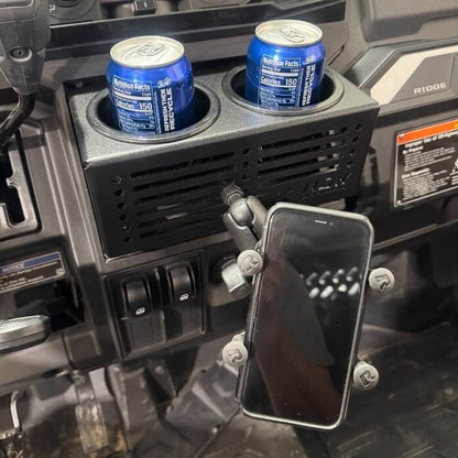 Kawasaki Ridge Dash Mount / Cup Holder by AJK Offroad, product view 7