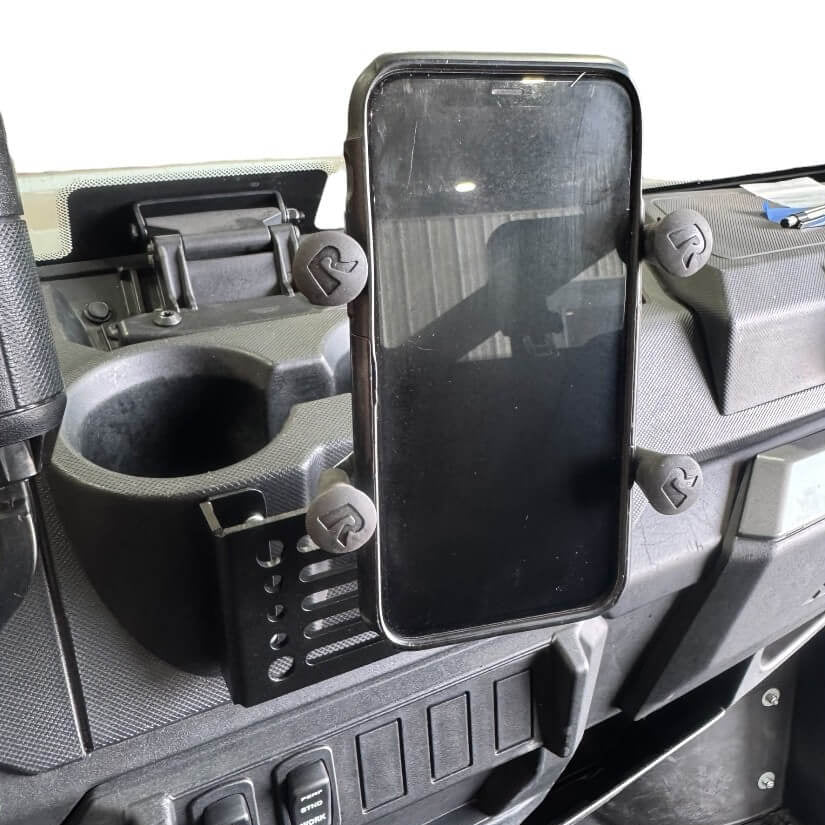 Polaris Ranger 1000XP Center Dash Mount by AJK Offroad, product view 1