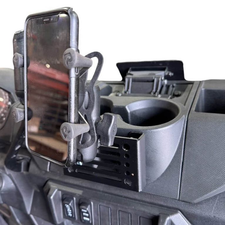Polaris Ranger 1000XP Center Dash Mount by AJK Offroad, product view 2