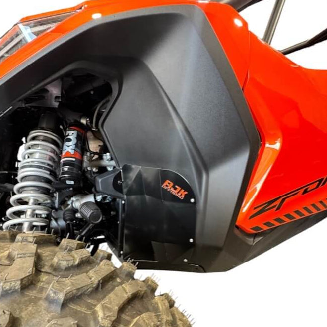 CF Moto Z-10 Front Inner Fender Guards by AJK Offroad, product view 3