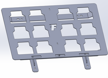Yamaha YXZ Double Bed Mount for Milwaukee Packout