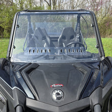 Can-Am Maverick Sport Polycarbonate Front Windshield by 3 Star UTV, front view 3