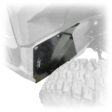 Heavy duty front inner liners guarding debris in wheel wells
