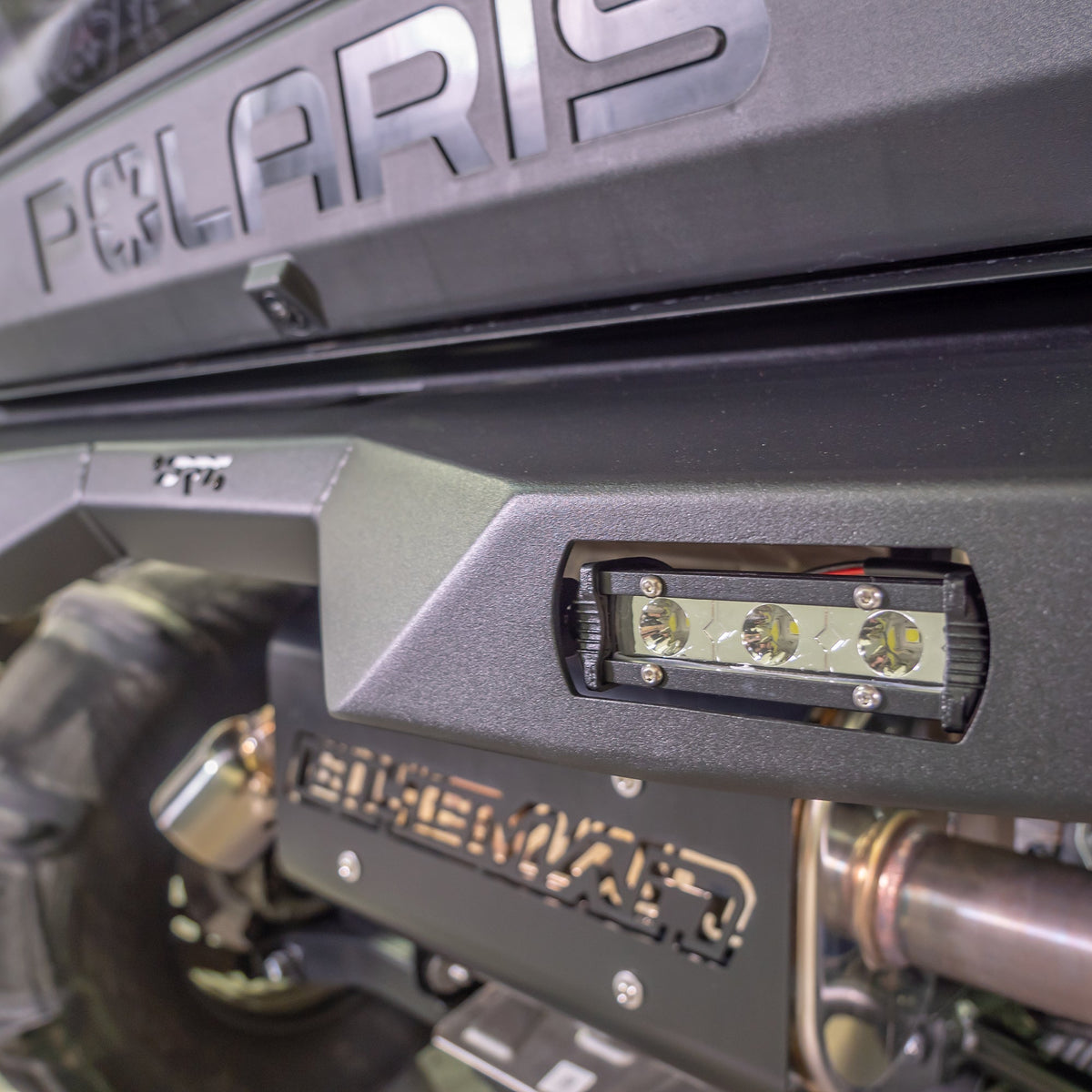 Polaris Xpedition Rear Bumper by DRT Motorsports, rear view 11