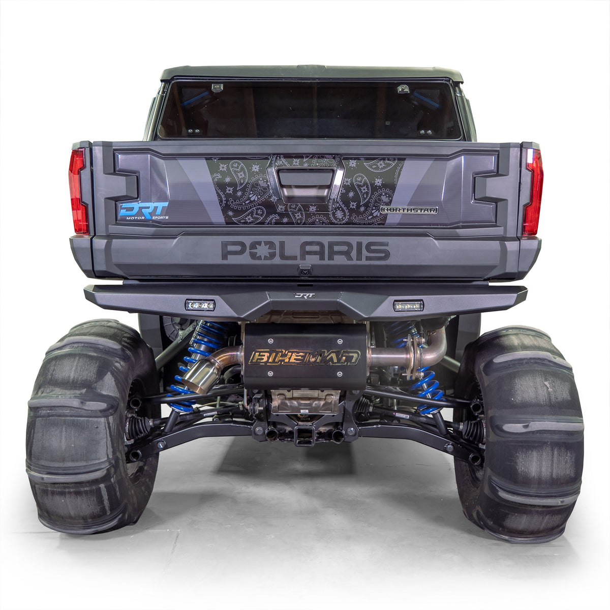 Polaris Xpedition Rear Bumper by DRT Motorsports, rear view 8