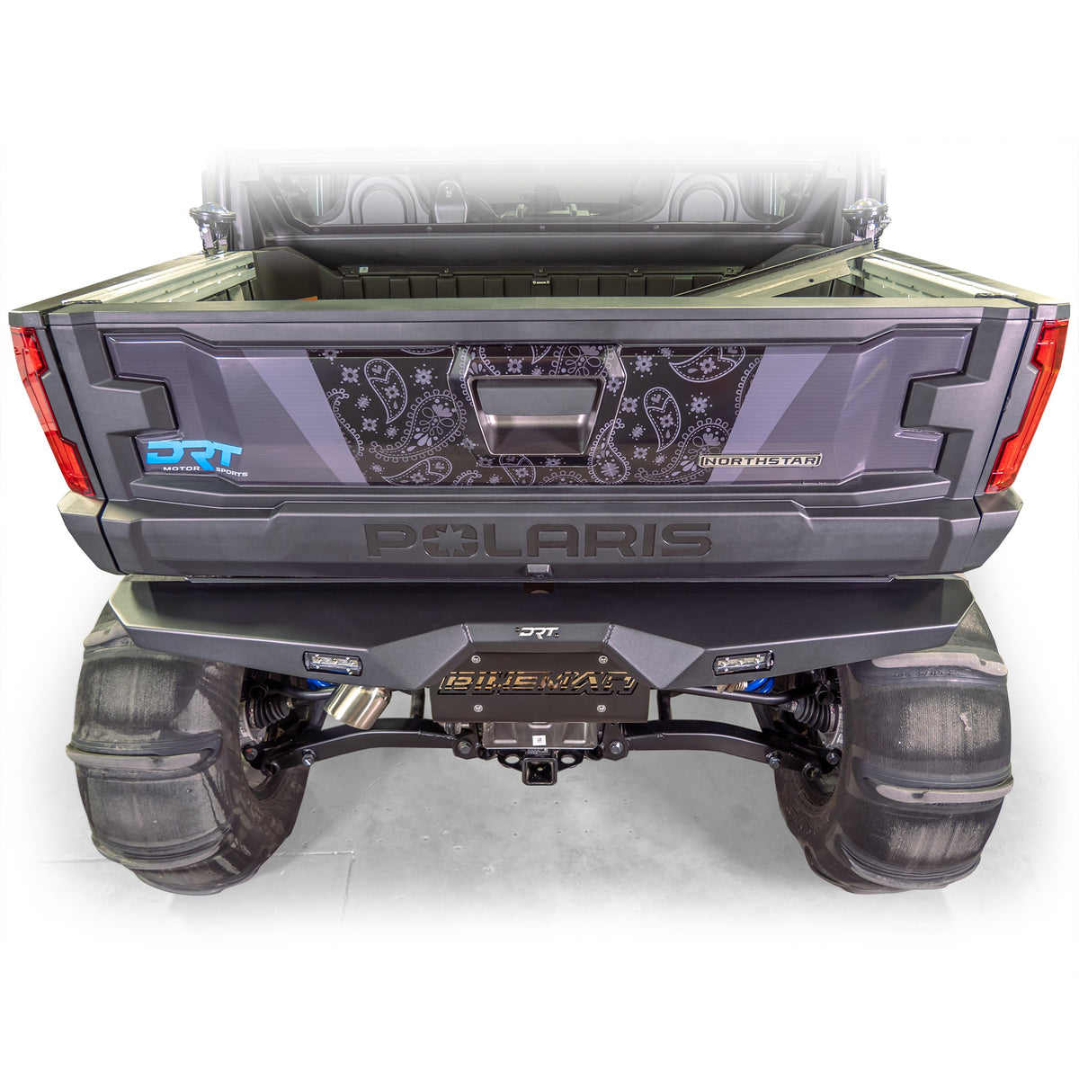 Polaris Xpedition Rear Bumper by DRT Motorsports, rear view 9