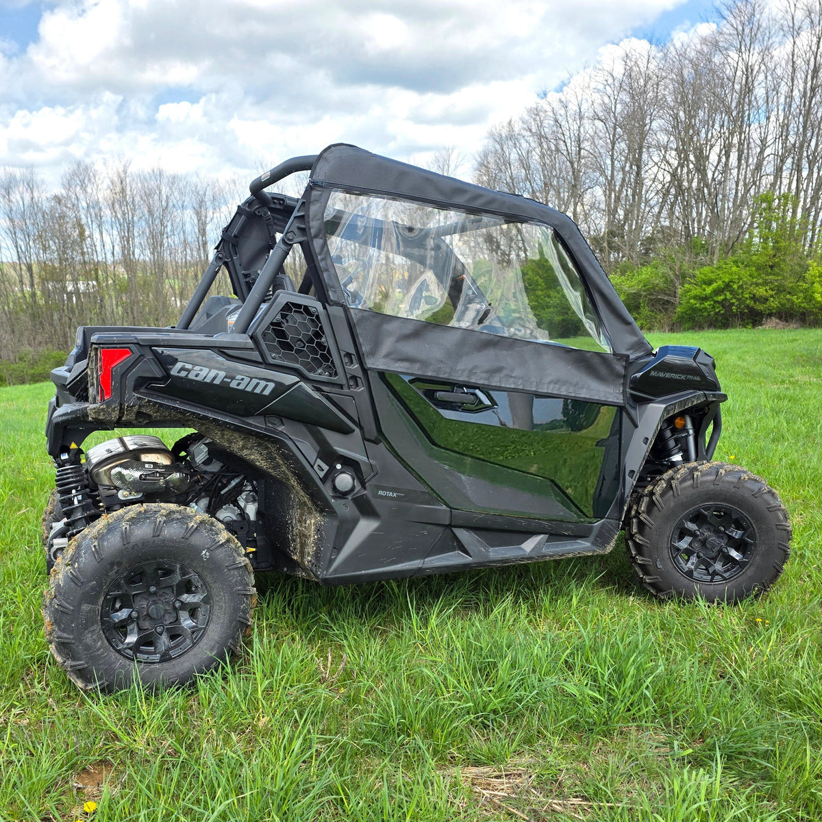 Can-Am Commander (2021+) Upper Doors & Rear Windshield Enclosure by 3 Star UTV, product view 2