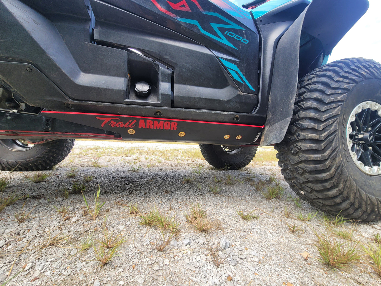 Kawasaki KRX (2023-2025) Full Skid Plate with Integrated Slider Nerfs