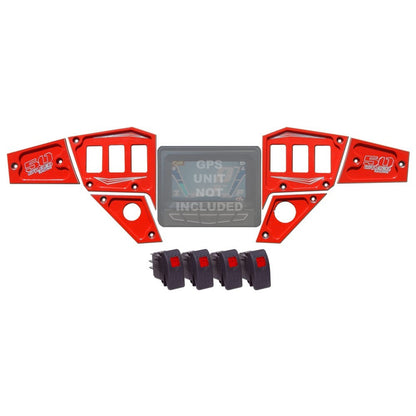 RZR Dash Panel Digital GPS 6 piece with switches