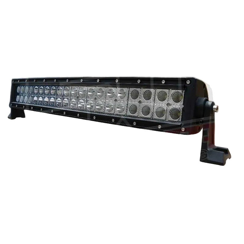 20 Inch Curved LED Light Bar SxS Off-Road Lighting - Installed View | 50 Caliber Racing