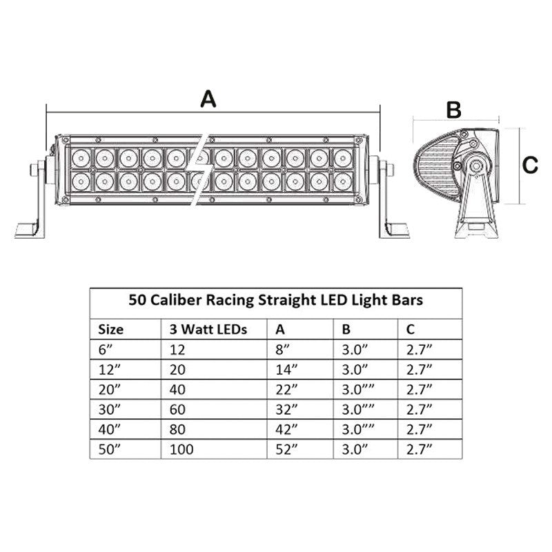 6 inch LED Light Bar