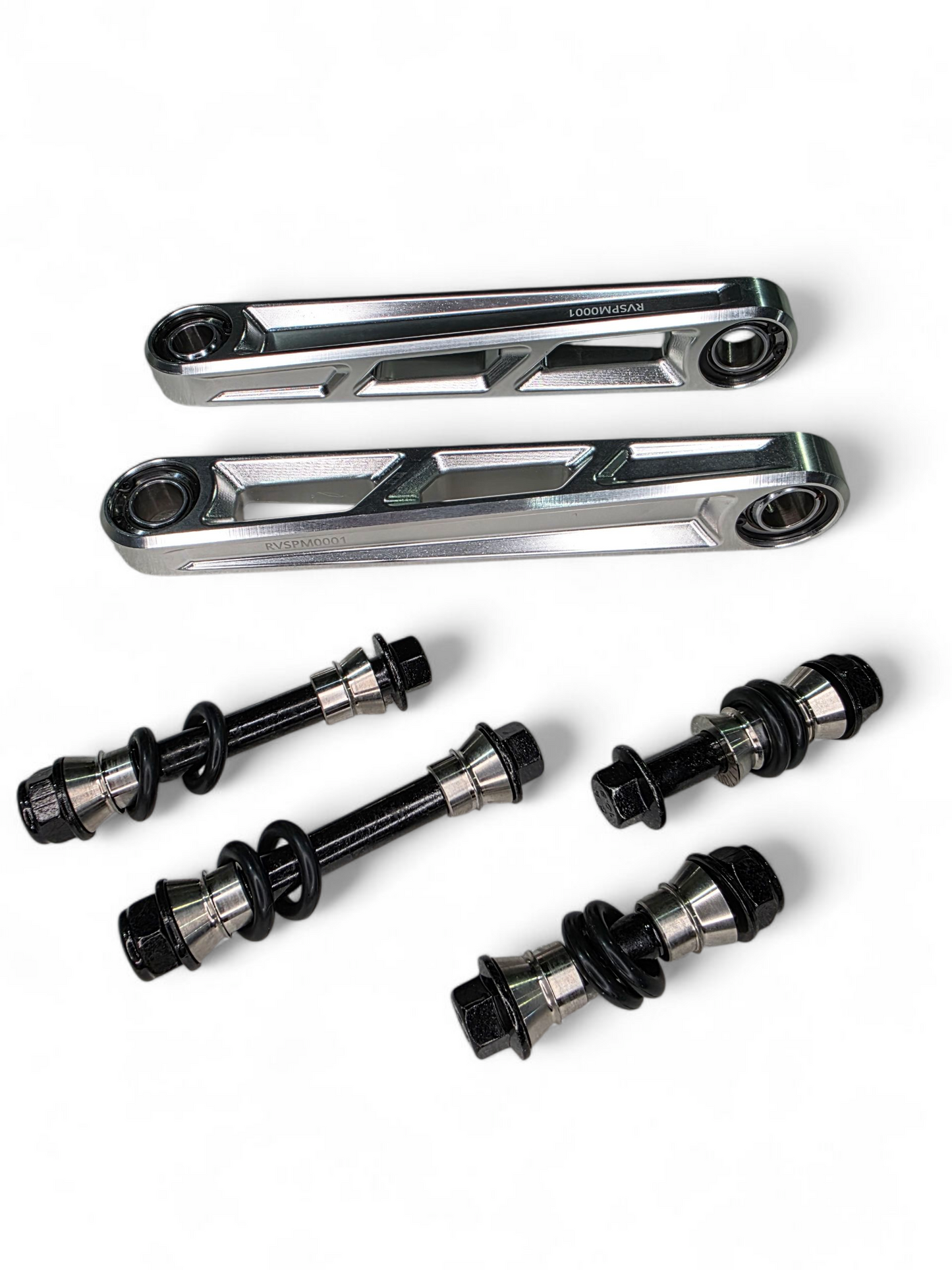 Can-Am Maverick R Front Sway Bar Links (Clear Anodized)