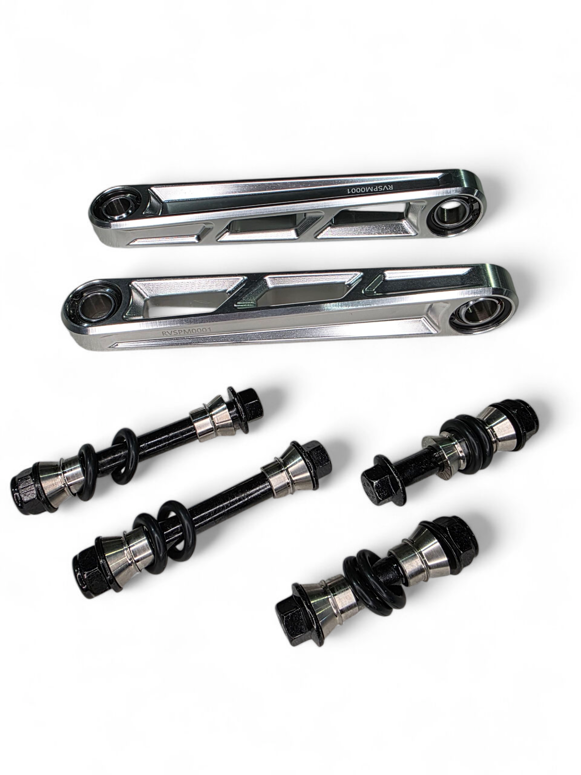 Can-Am Maverick R Front Sway Bar Links (Clear Anodized)