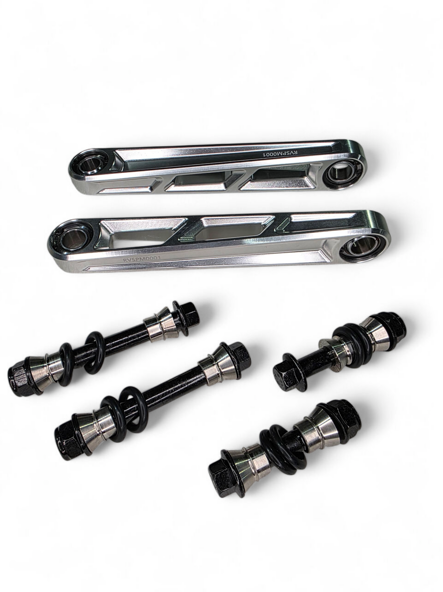 Can-Am Maverick R Front Sway Bar Links (Clear Anodized)