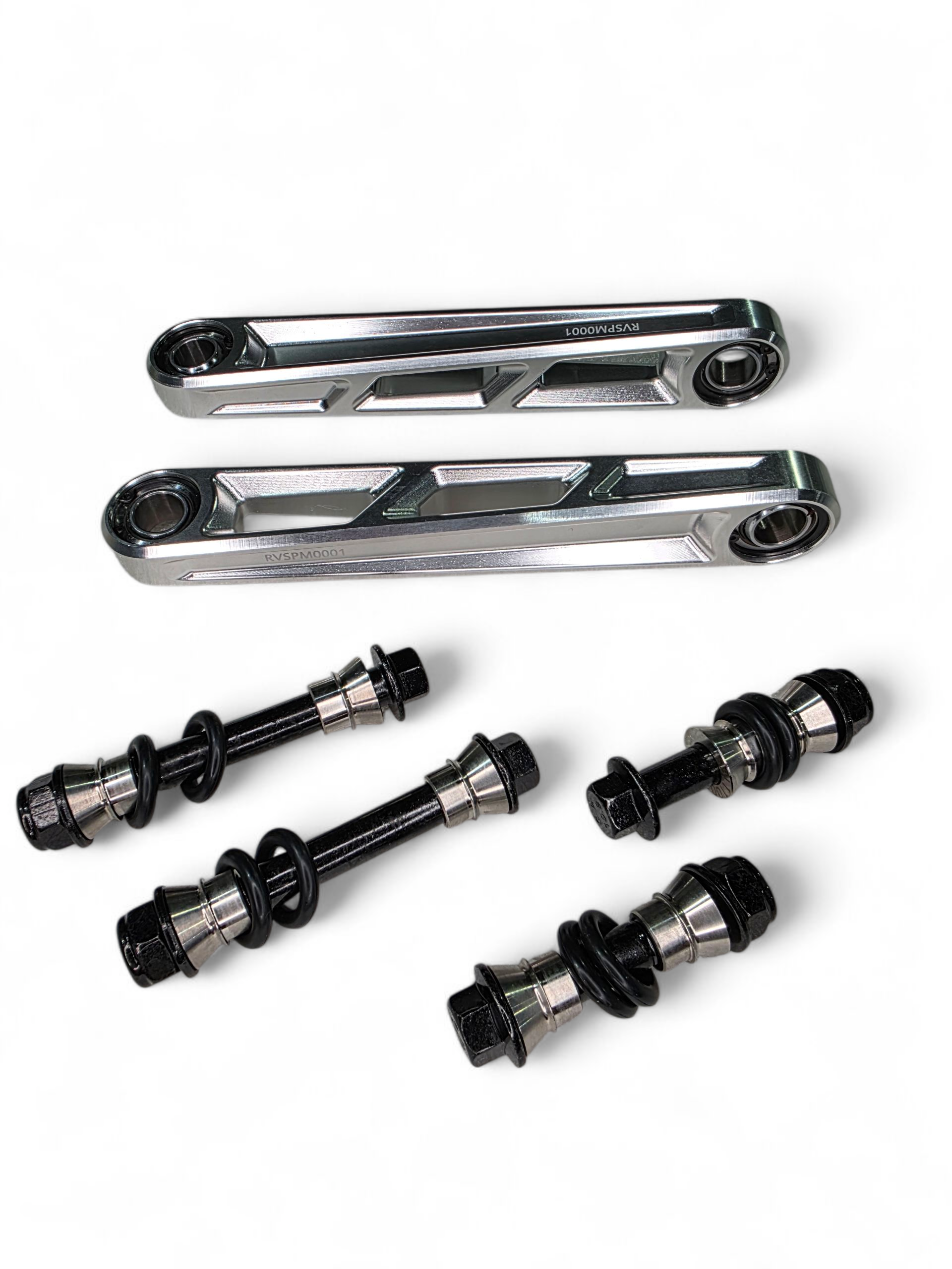 Can-Am Maverick R Front Sway Bar Links (Clear Anodized)