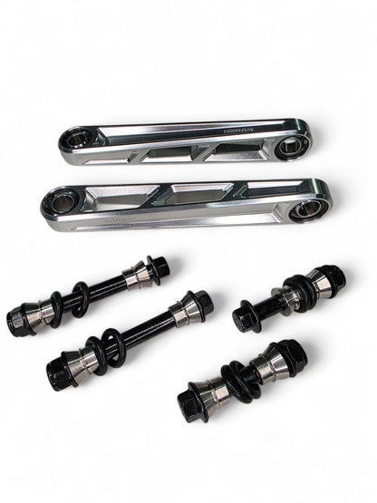 Can-Am Maverick R Front Sway Bar Links (Clear Anodized)