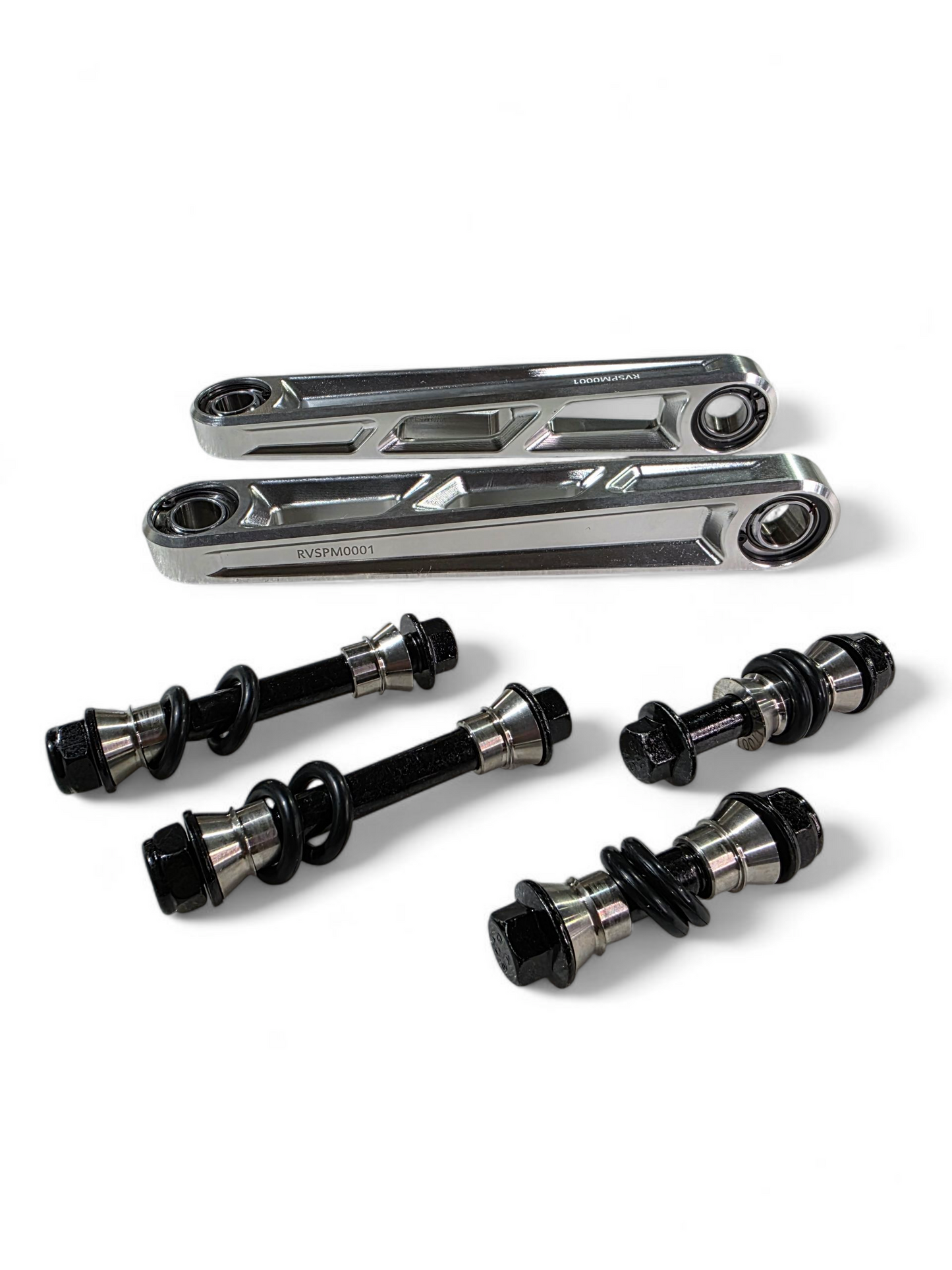 Can-Am Maverick R Front Sway Bar Links (Clear Anodized)