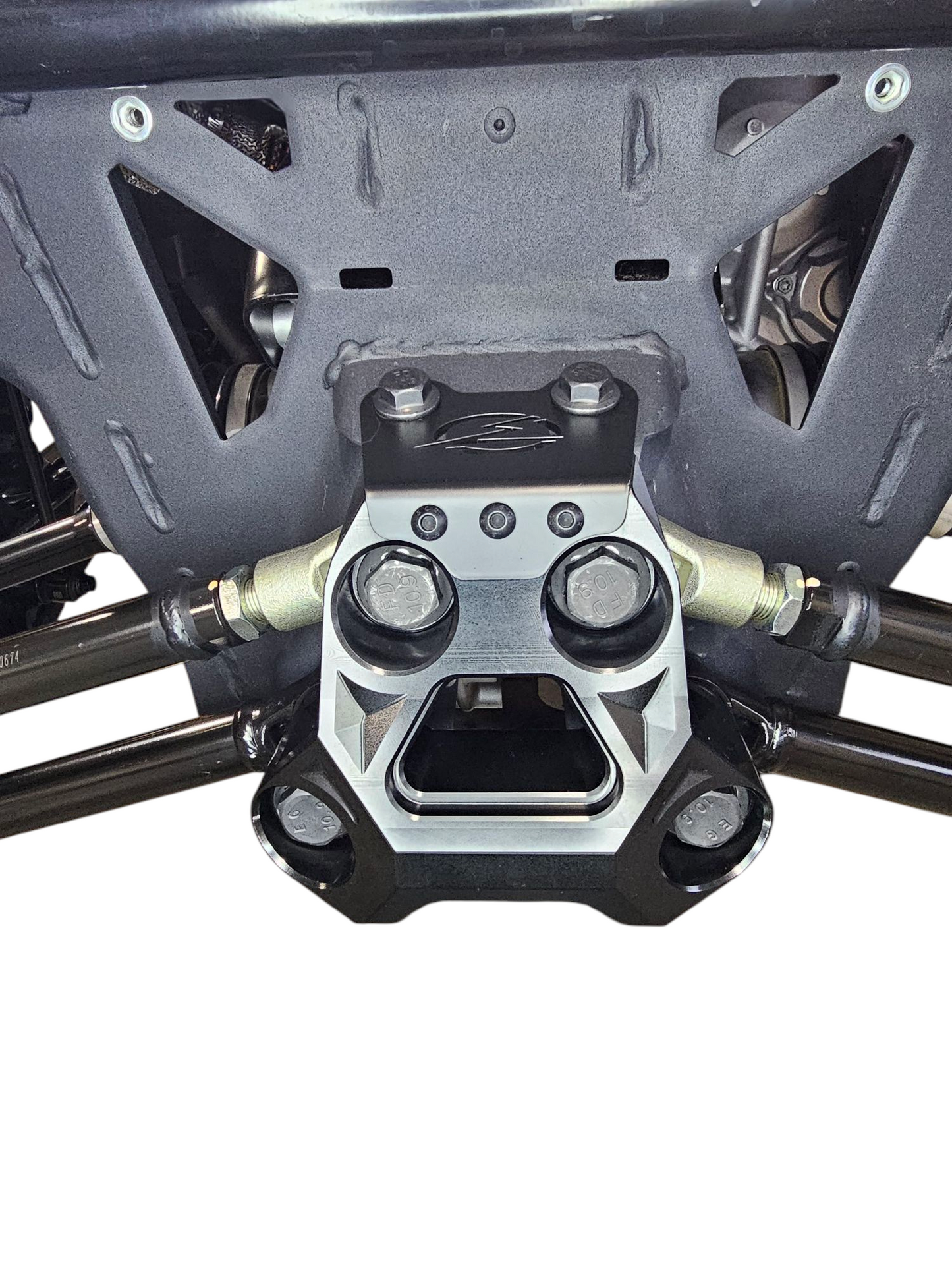 Can-Am Maverick R Billet Radius Rod Plate (Black)