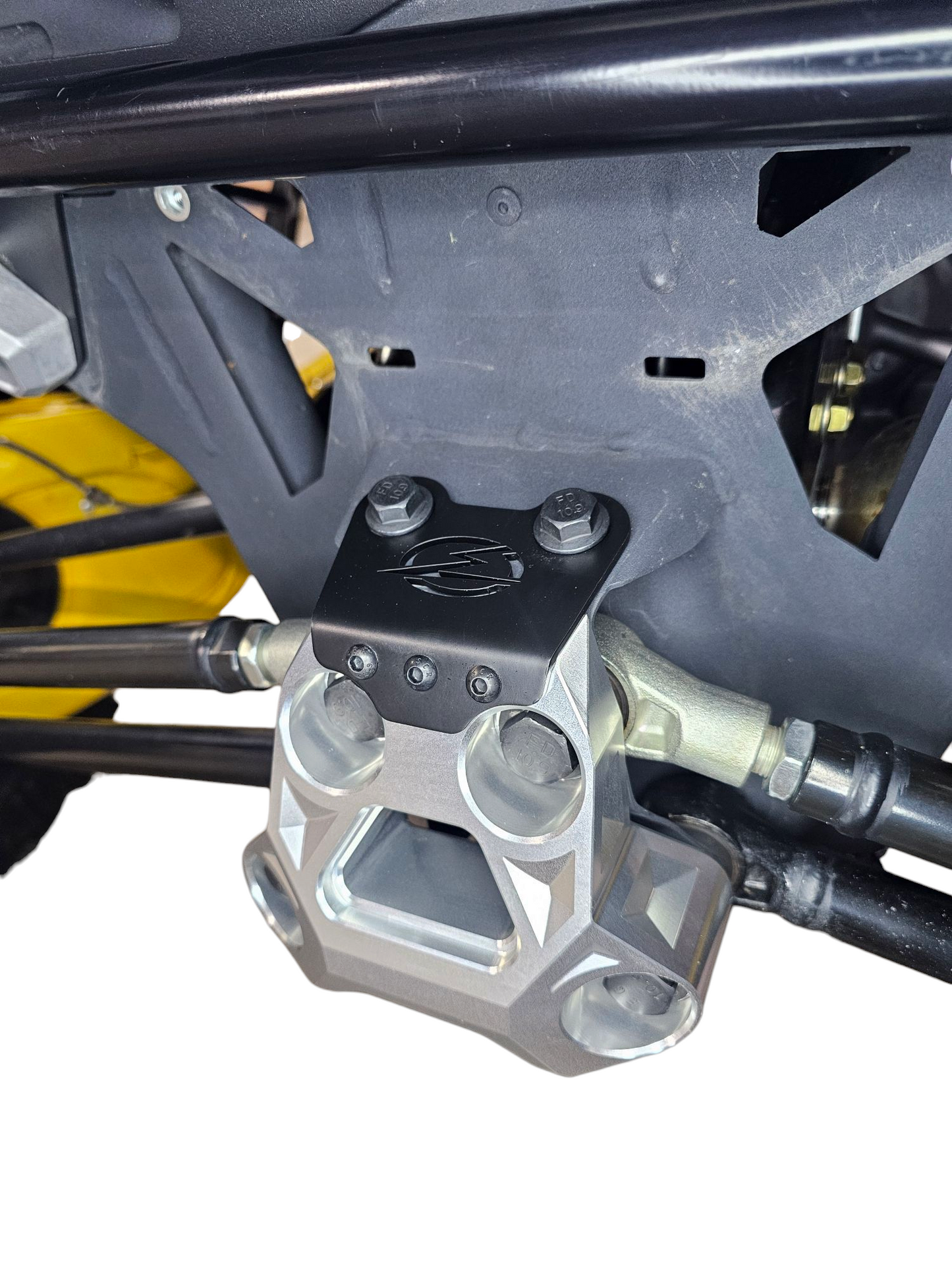 Can-Am Maverick R Radius Rod Plate (Clear)