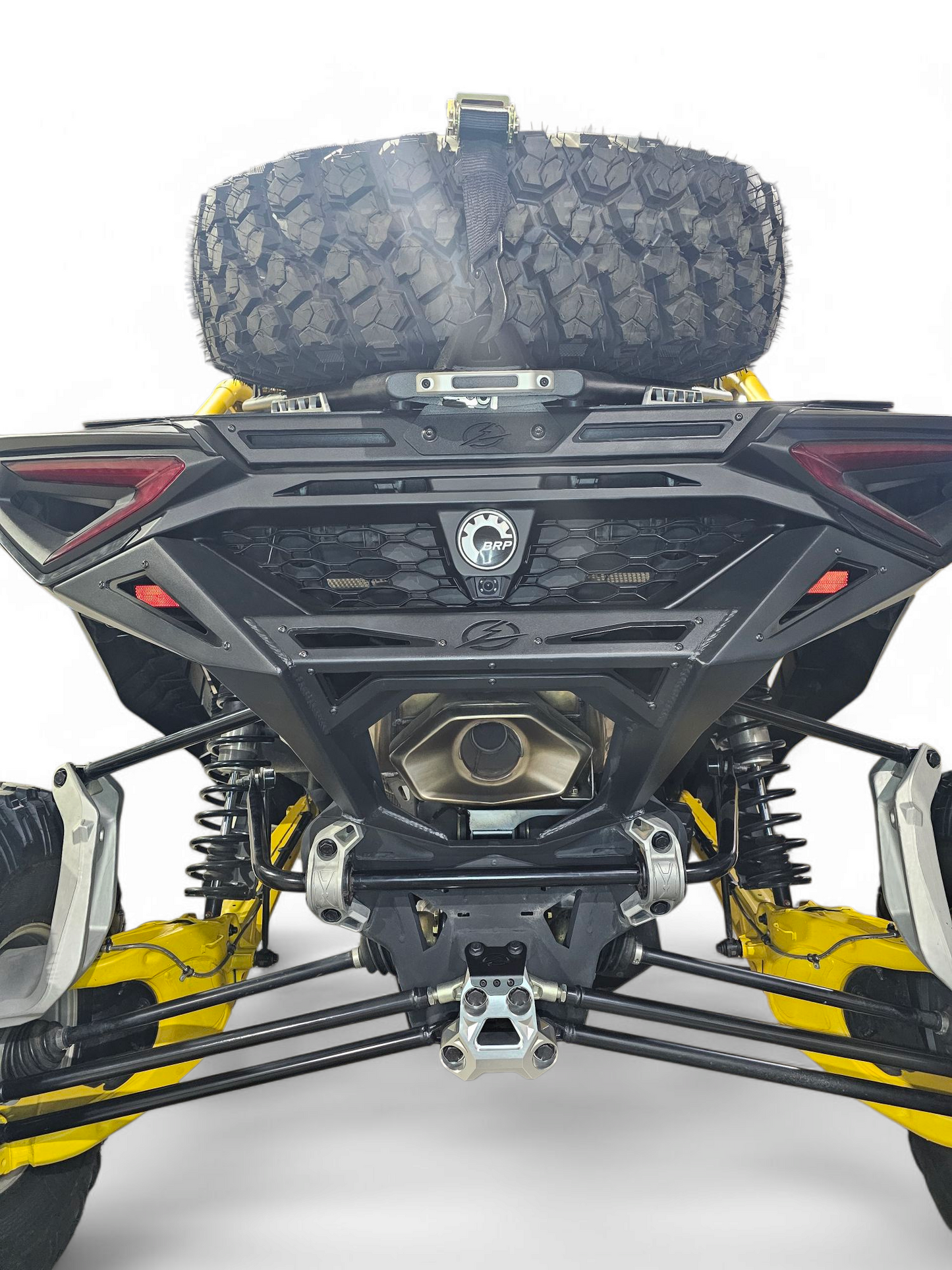 Can-Am Maverick R Radius Rod Plate (Clear)