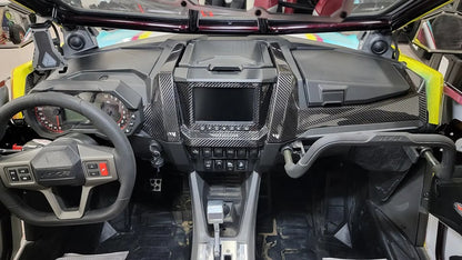 Polaris RZR Pro R / Pro XP / Turbo R Carbon Fiber Dash Trim Kit | FourWerx