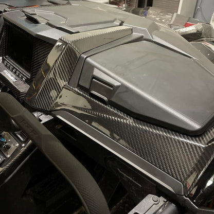 Polaris RZR Pro R / Pro XP / Turbo R Carbon Fiber Dash Trim Kit | FourWerx