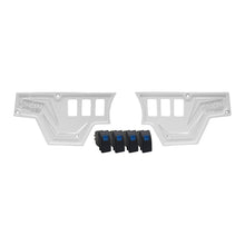 Polaris RZR XP1000 2-Piece 6-Switch CNC Billet Dash Panel with Switches – White