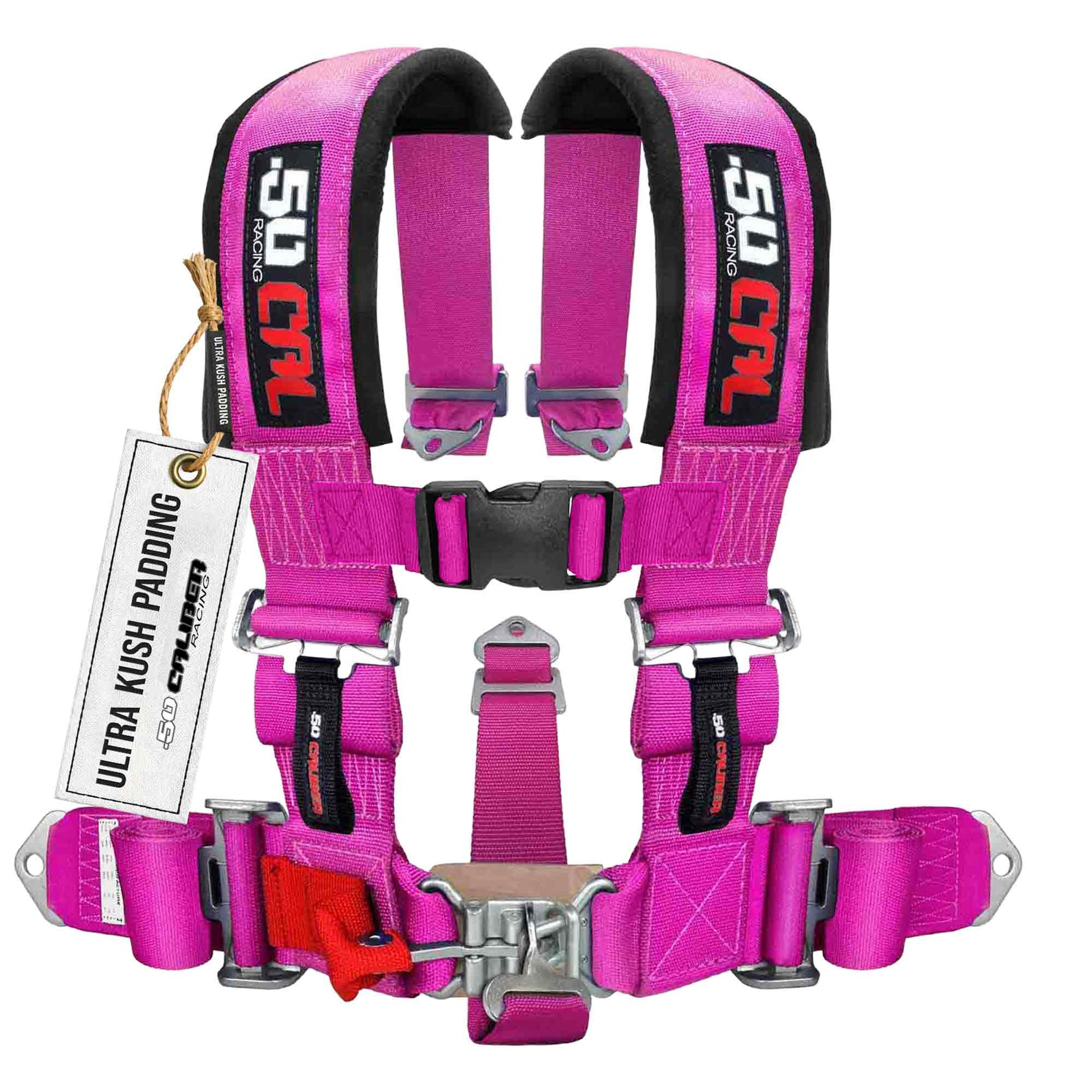 2 Inch 5-Point Pro Series Latch Safety Harness UTV Side by Side - Product Photo | 50 Caliber Racing