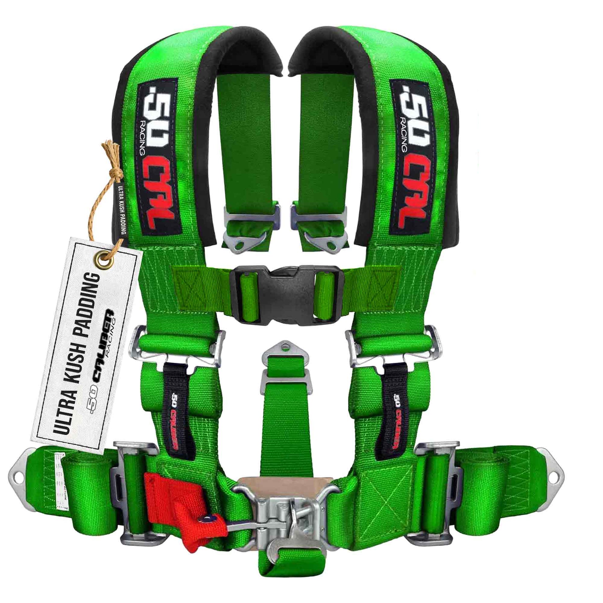 2 Inch 5-Point Pro Series Latch Safety Harness Off-Road SxS - Detail Shot | 50 Caliber Racing