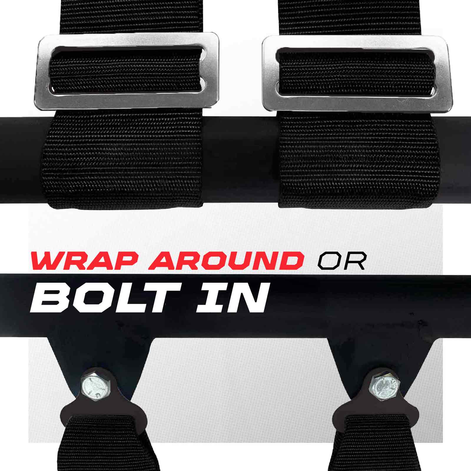 2" 5-Point Pro Series Latch Safety Harness | 50 Caliber Racing