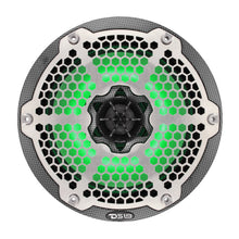 8in Marine 2-Way Hybrid Speaker with RGB LED (Carbon Fiber) SxS - Installed View | DS18