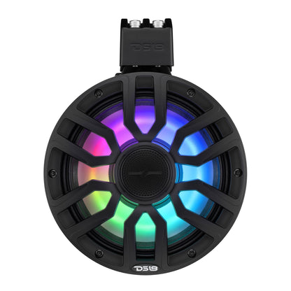8" NXL-iQ Marine Tower Speakers with Digital LED Lights (Pair) | DS18