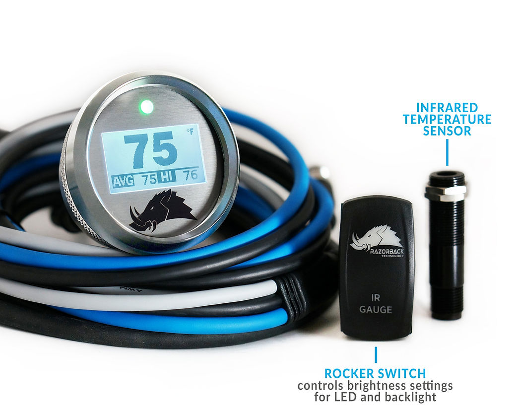 3.2 Dimmable Infrared Belt Temp Gauge Razorback Technology