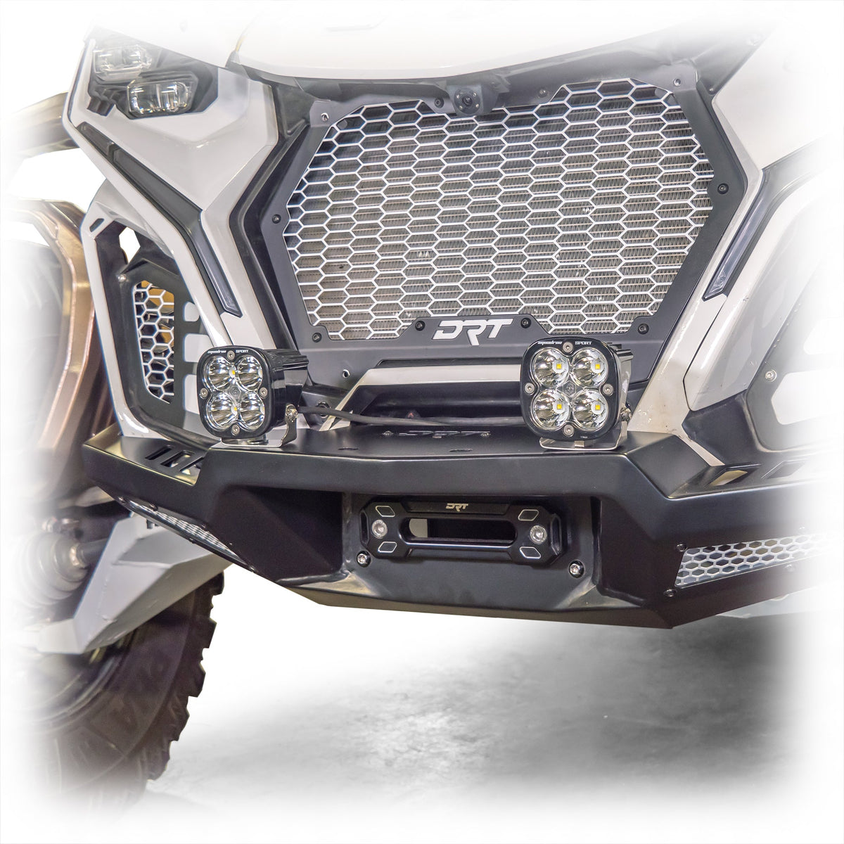 Can-Am Maverick R HD Front Winch Bumper by DRT Motorsports, front view 8