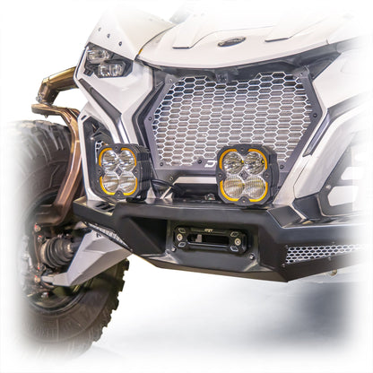 Can-Am Maverick R HD Front Winch Bumper by DRT Motorsports, front view 12