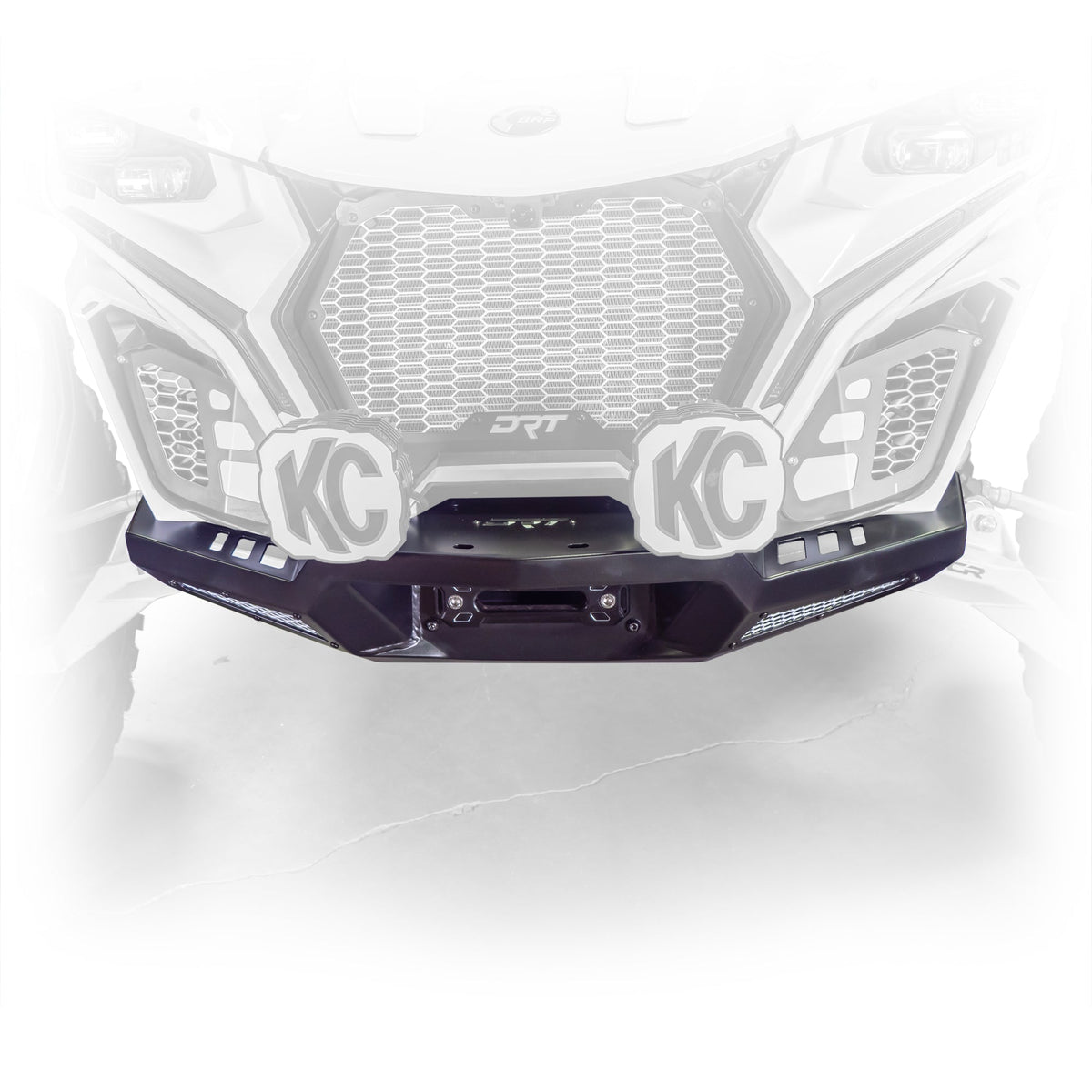 Can-Am Maverick R HD Front Winch Bumper by DRT Motorsports, front view