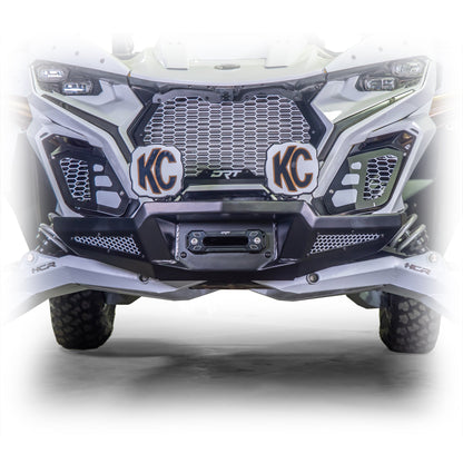Can-Am Maverick R HD Front Winch Bumper by DRT Motorsports, front view 6
